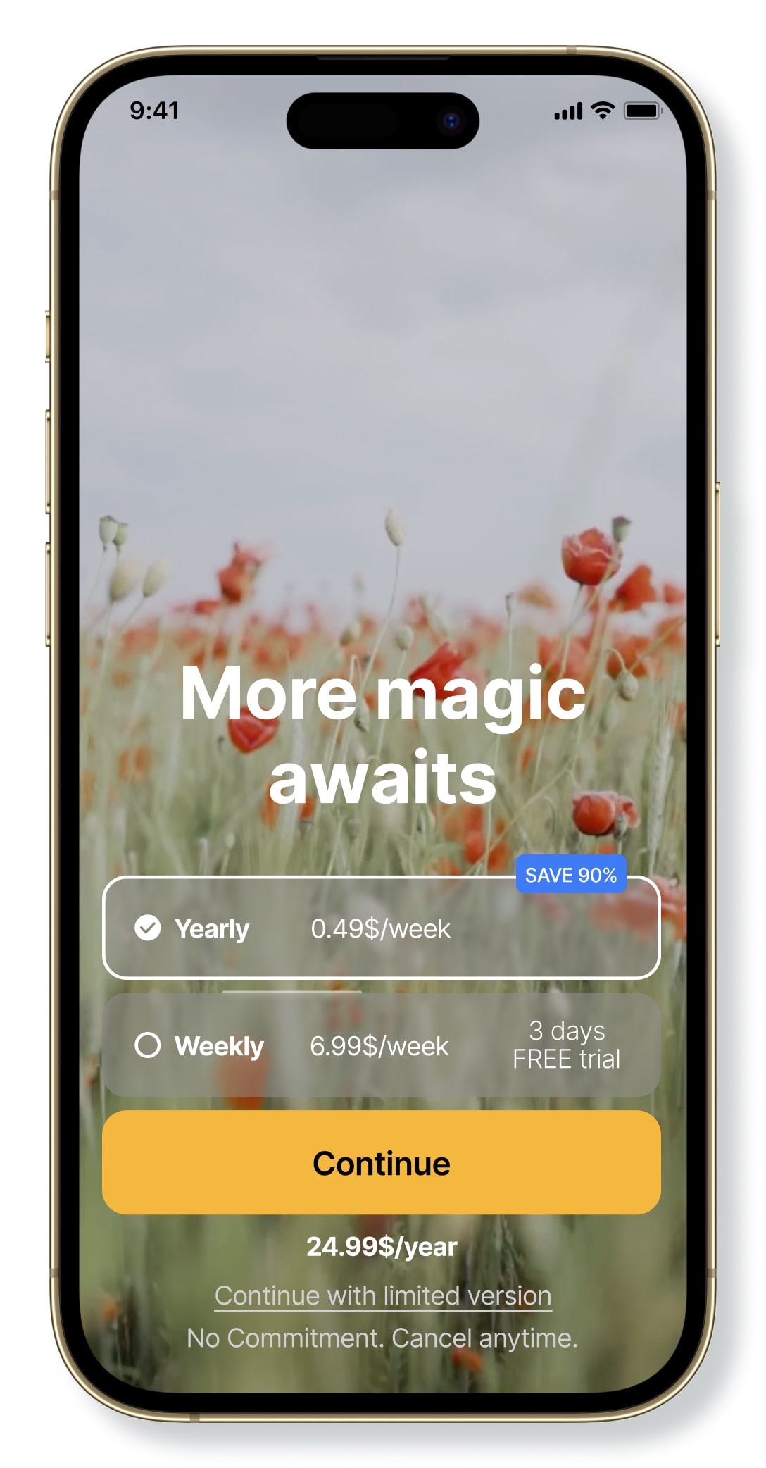 main Photo-editor screen